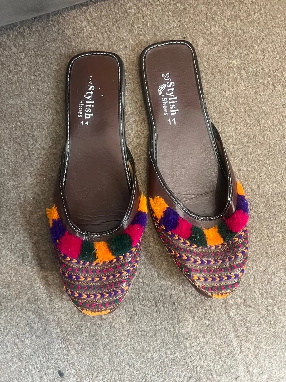 Colourful Pakistani Traditional Khussa/Mules