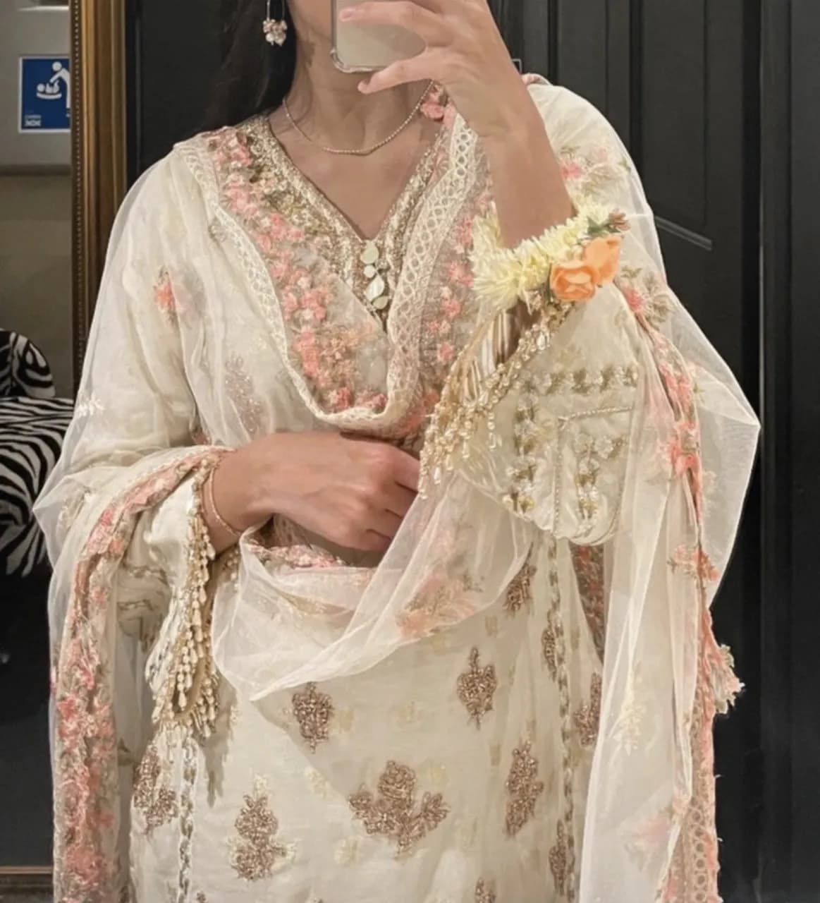 Pakistani Luxury Embroidered Suit 3 Piece — image 1