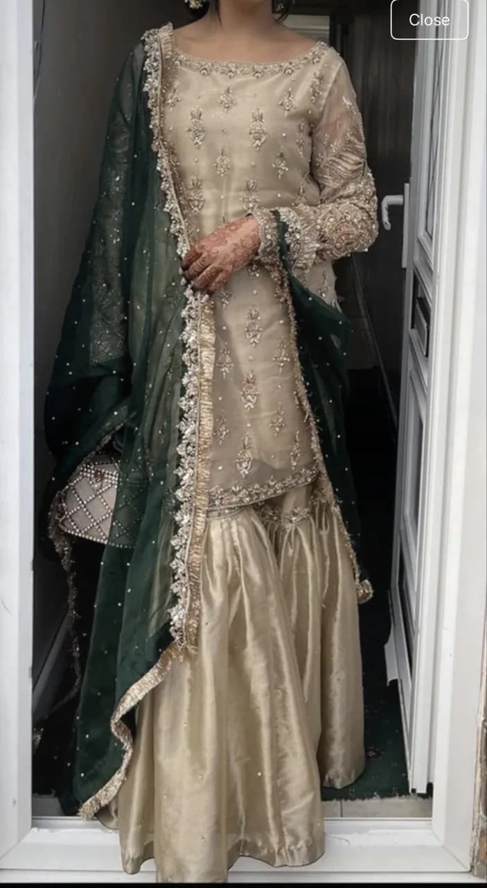 3-Piece Sharara Suit - Like New — image 1