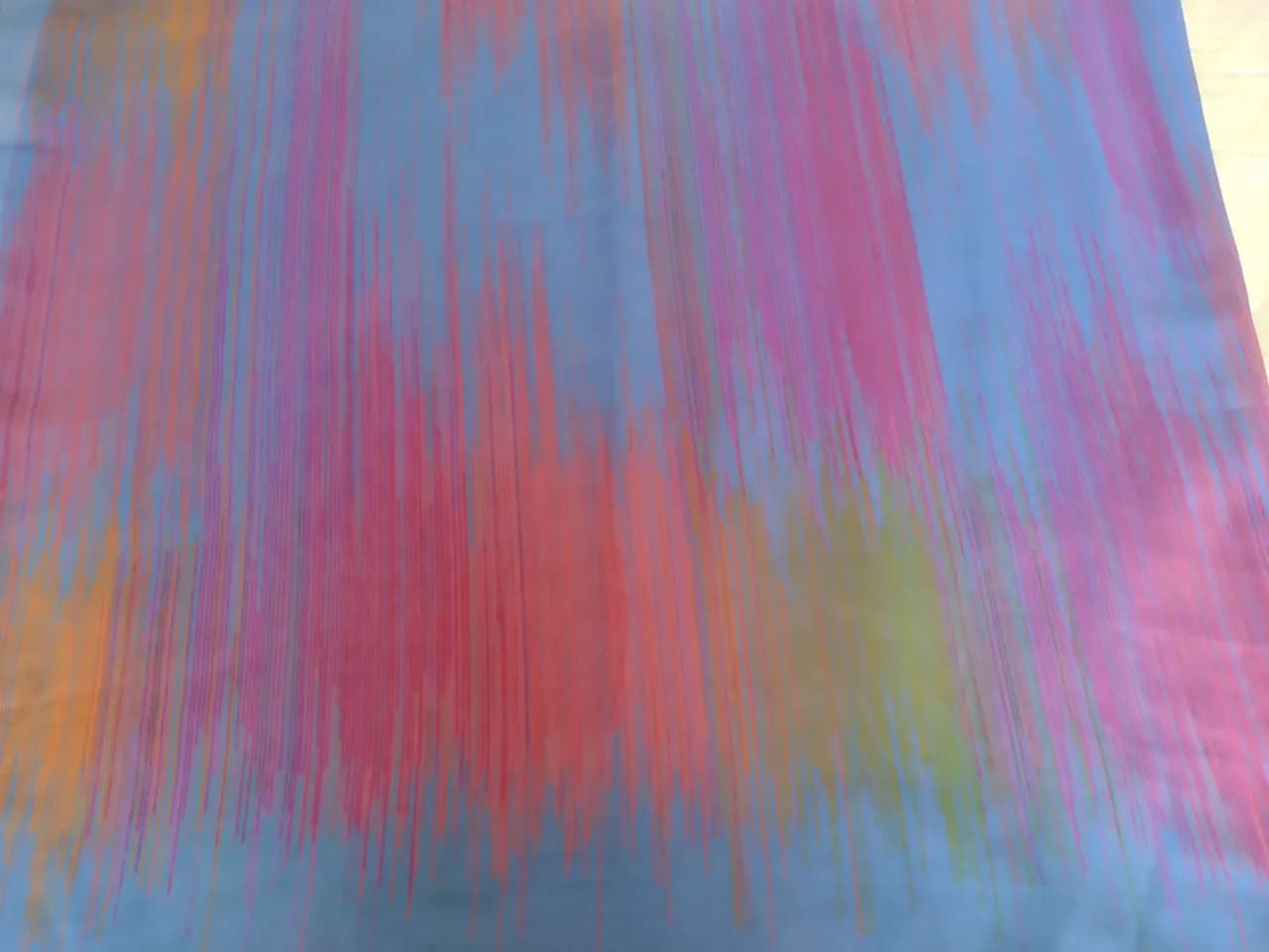 Saree blue multicoloured — image 1