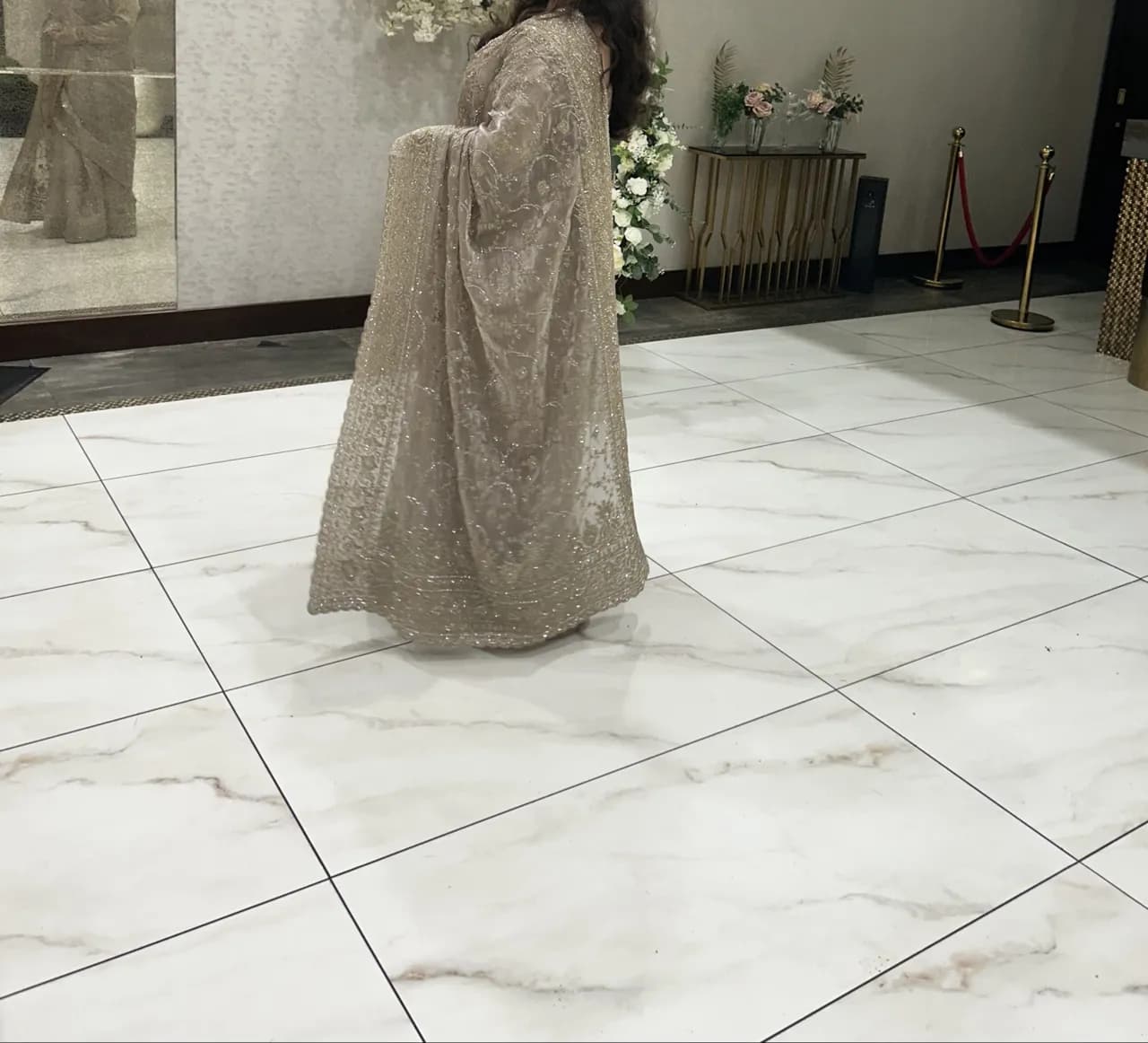 Saree with blouse and petticoat — image 1