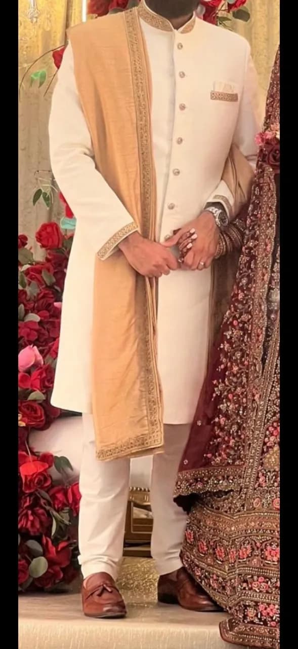 Sherwani Kurta Shawl - Khan Collection — image 1