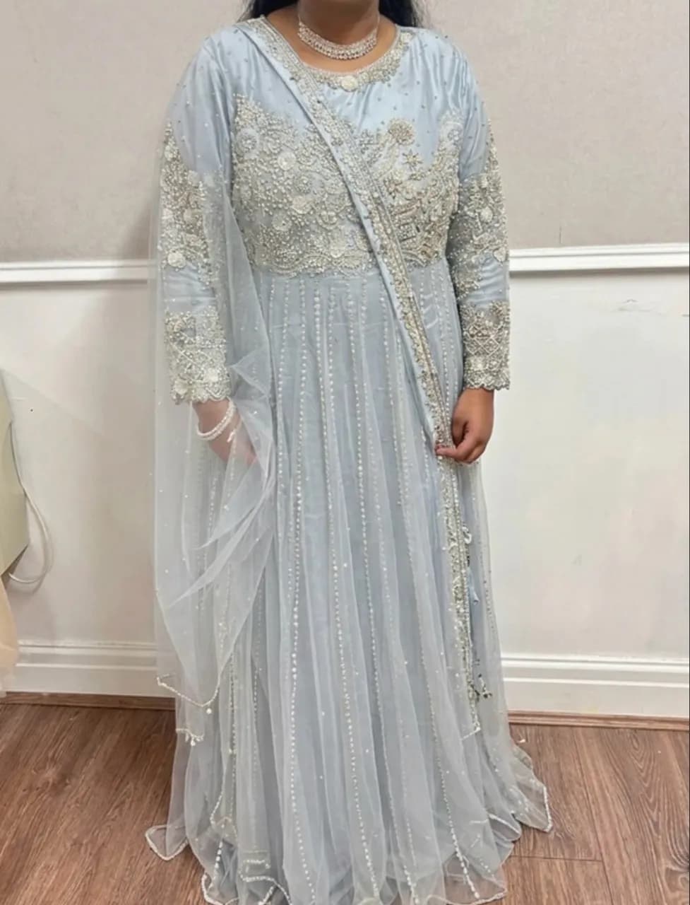 Icy blue gown — image 1