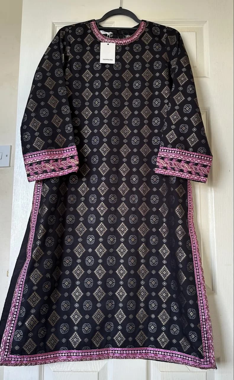 Sapphire embroidered shirt — image 1