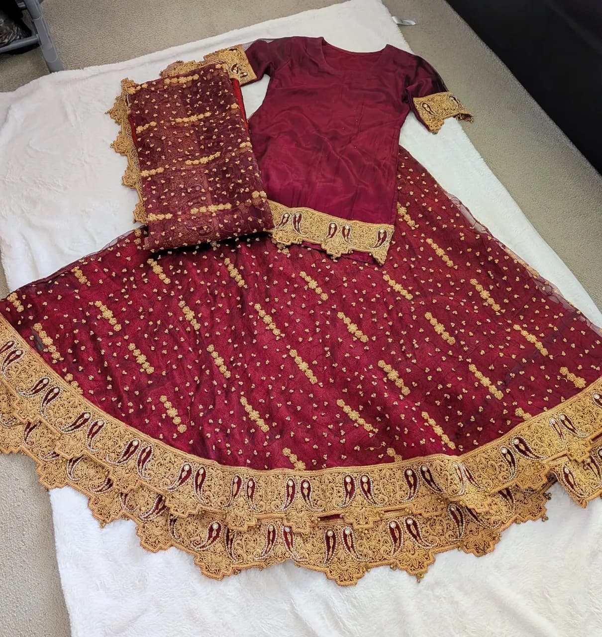 Bridal Lengha With Heavy Duppatta
