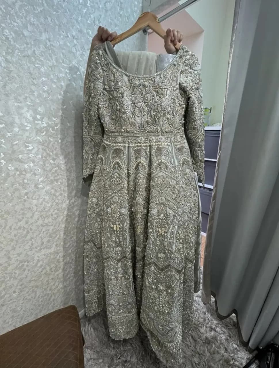 Walima Maxi Dress with Dupatta — image 1