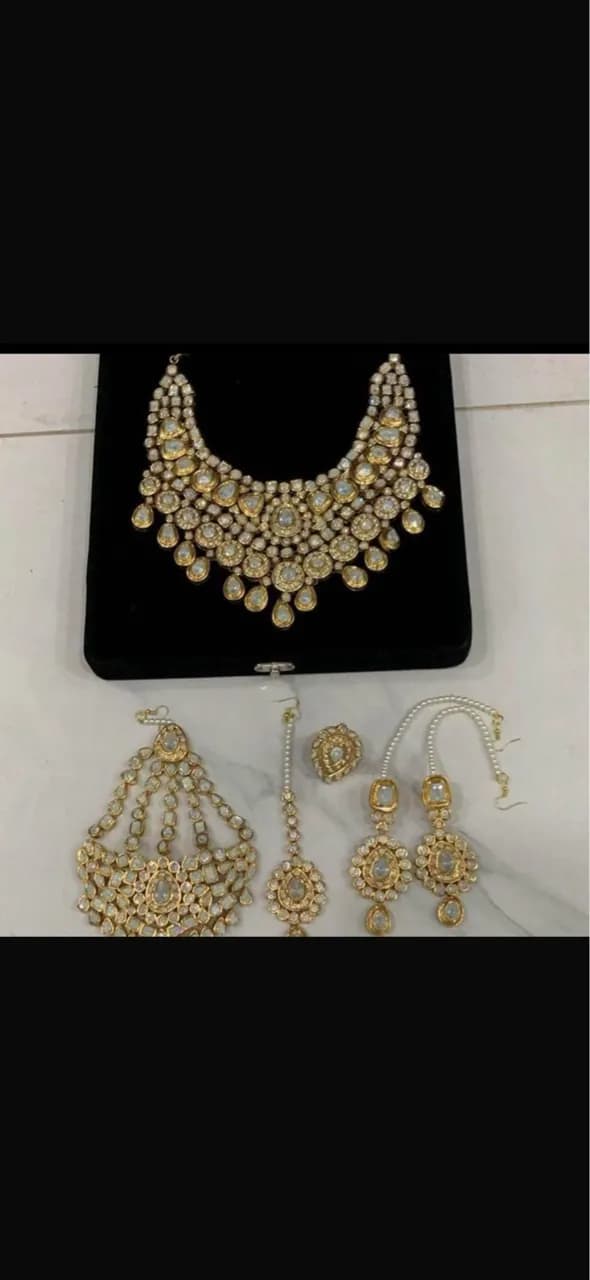 BRIDAL heavy KUNDAN set