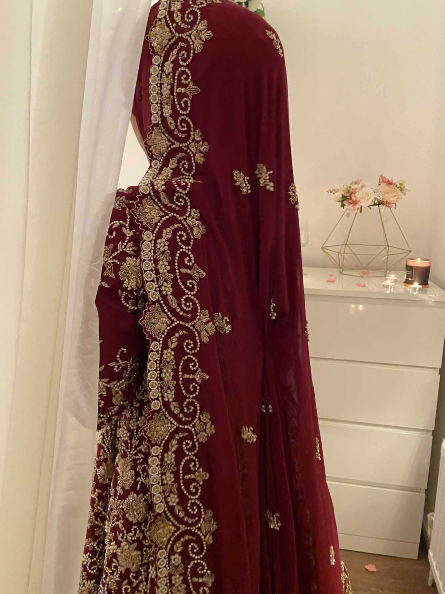 Bridal Lengha - with dupatta and matching drawstring bag. — image 1