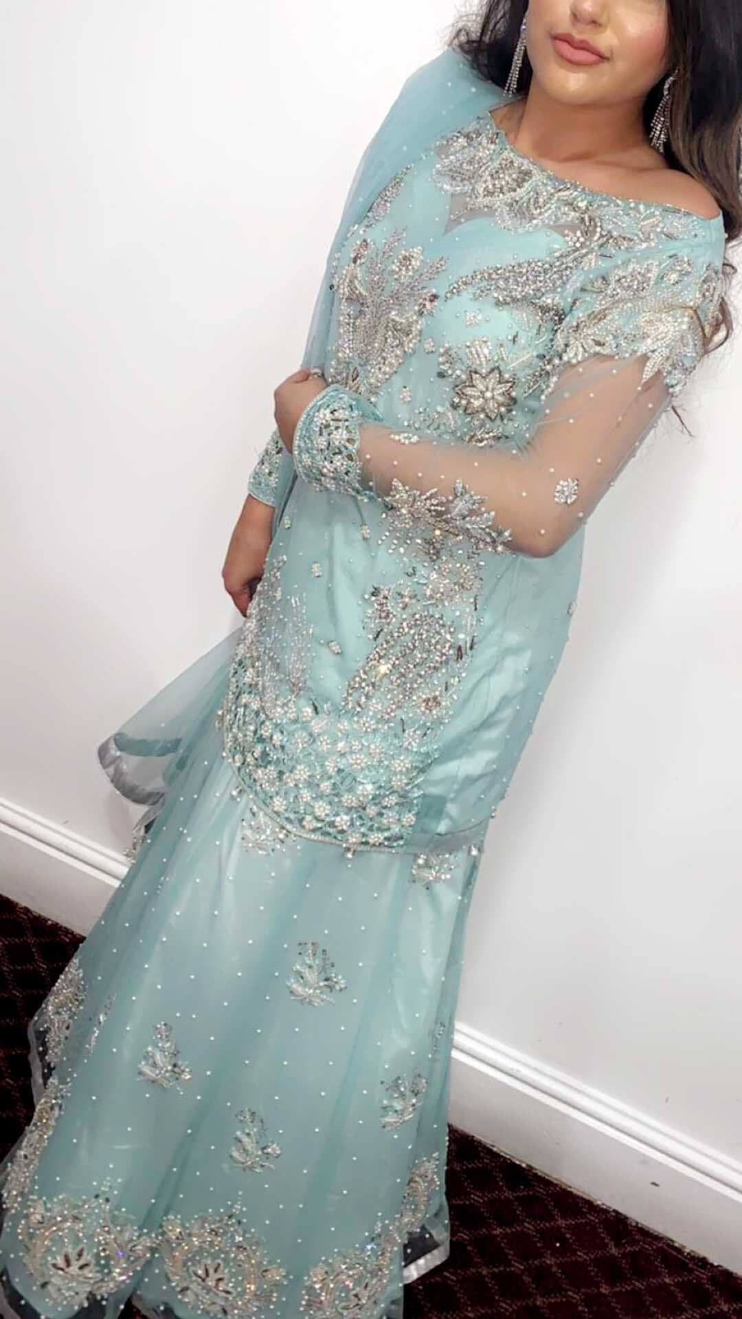 4 Bridesmaid Mint Lenghas — image 1