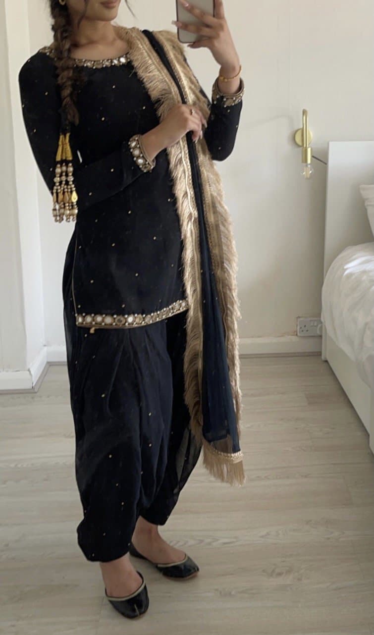 Black Patiala Suit — image 1