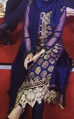 Navy blue beautiful outfit — image 1