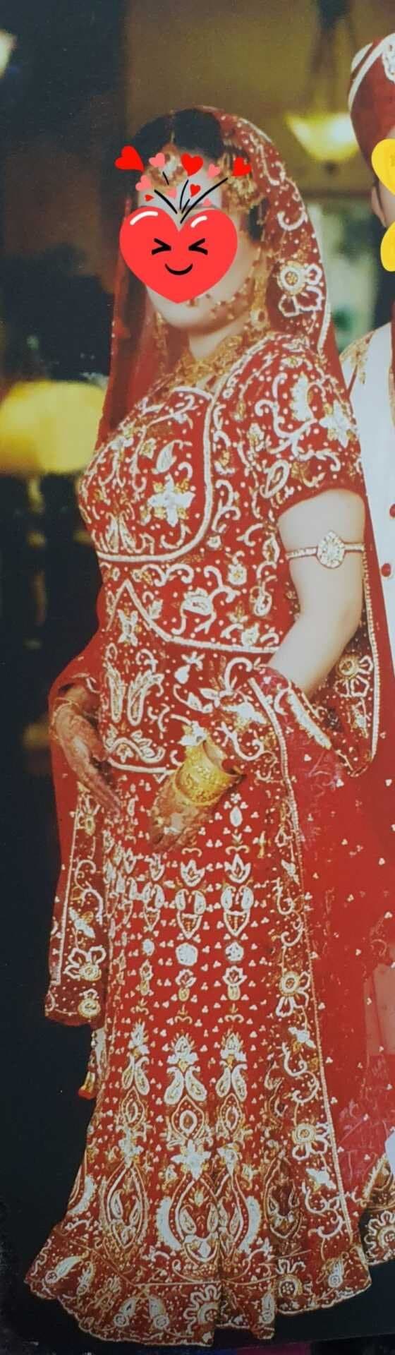 Red Bridal Lengha — image 1