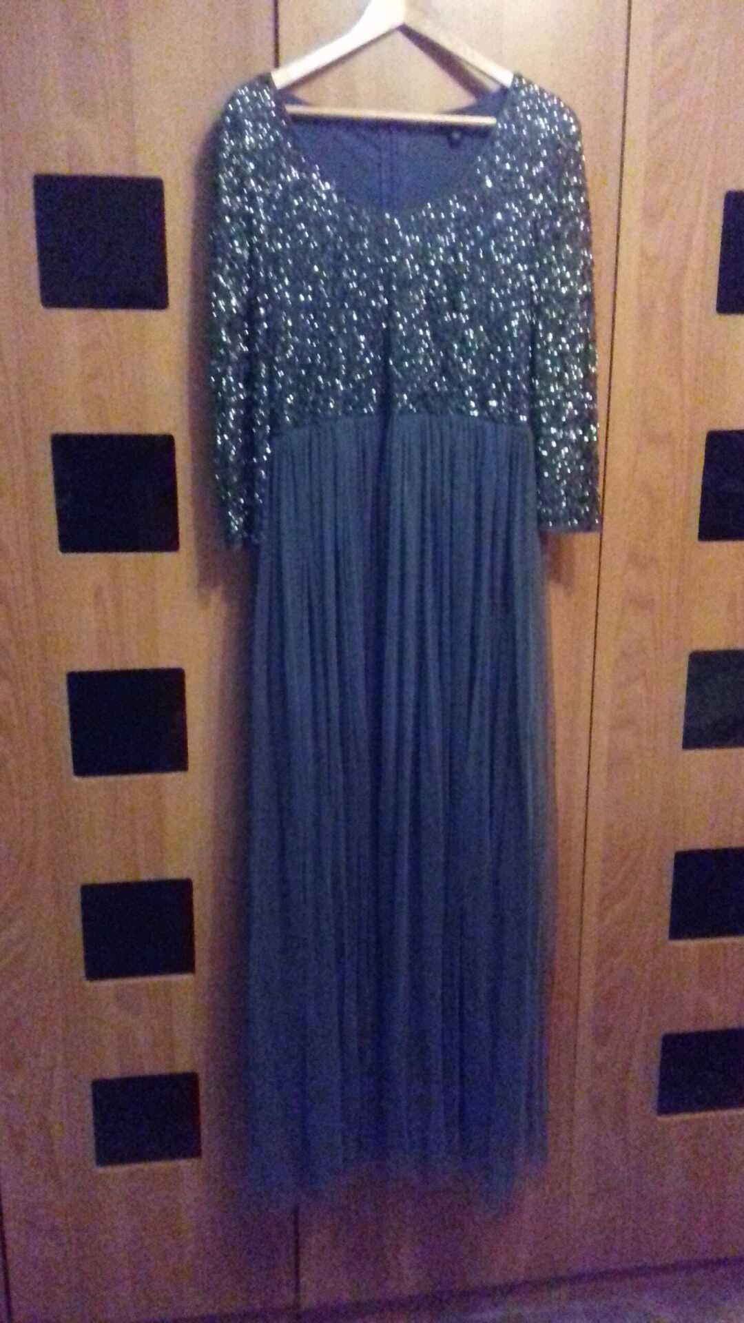Teal maxi dress — image 1