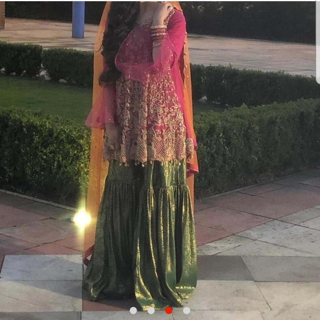 Mehndi gharara outfit — image 1