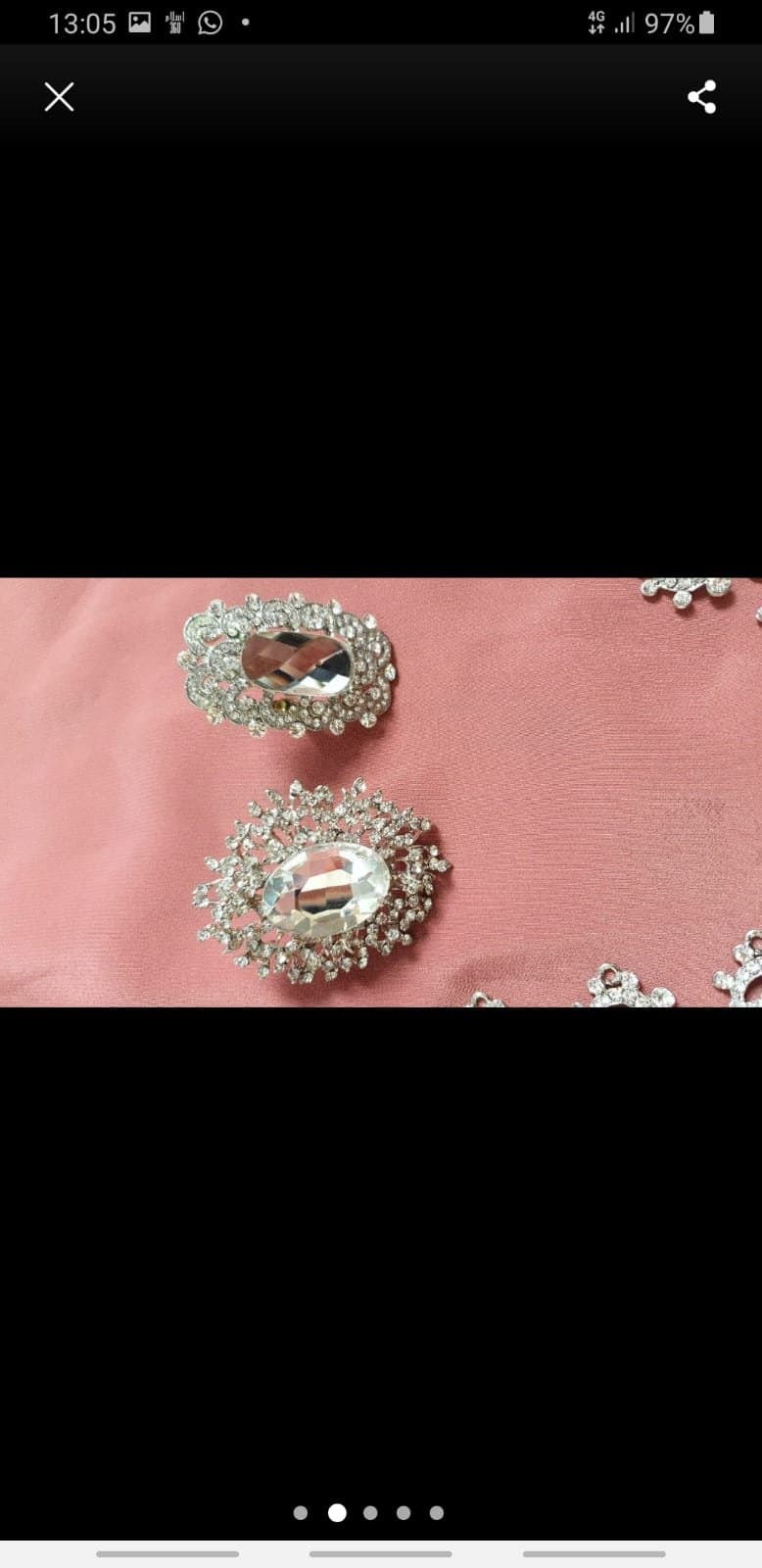 Sliver bridal jewellery set — image 1