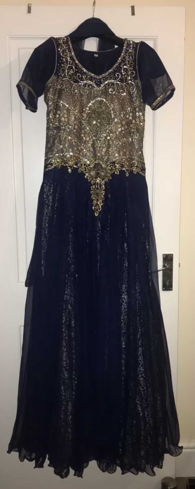 Asian wedding maxi dress or gown — image 1