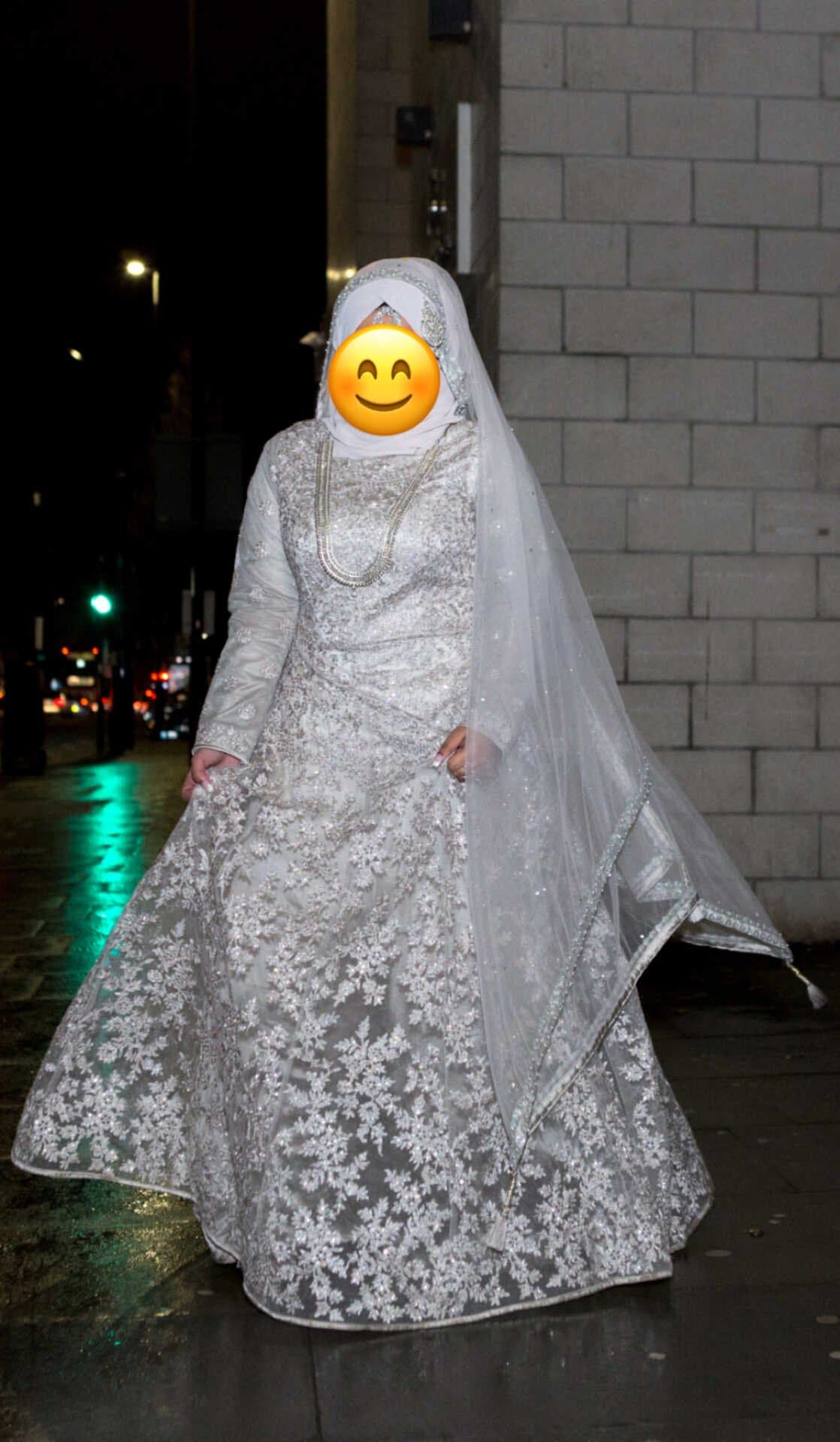 Silver long dress — image 1
