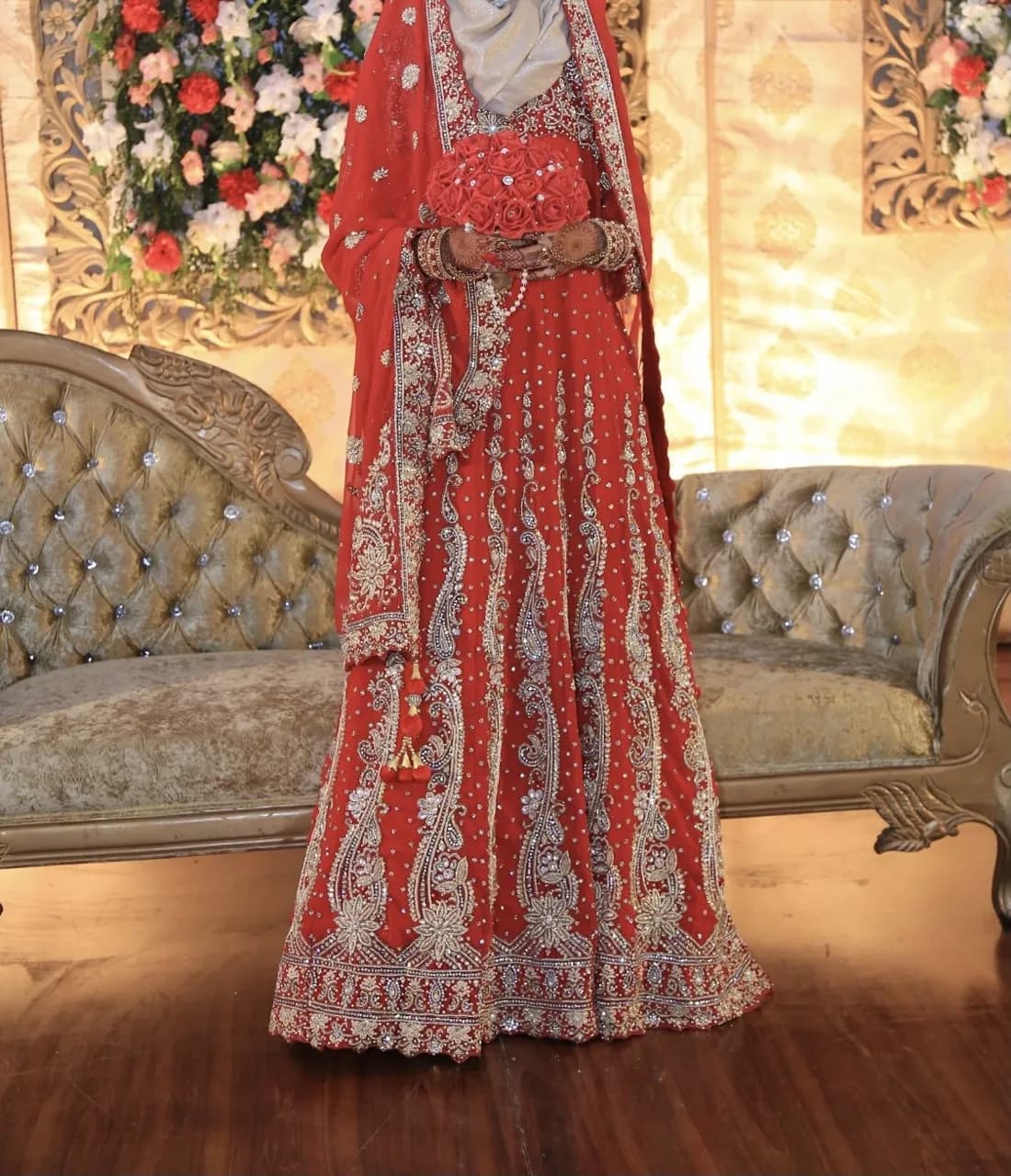 Red Bridal Gown — image 1