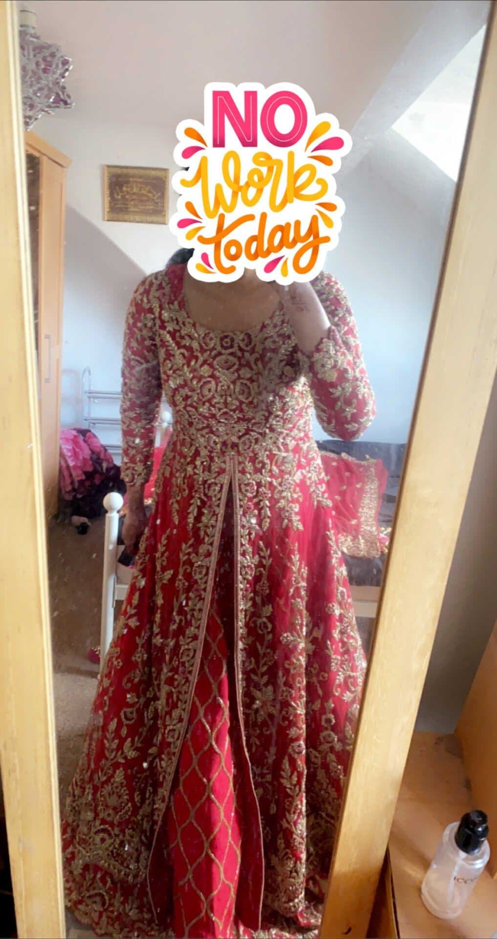 Wedding dress, worn once for 4 hours — image 1