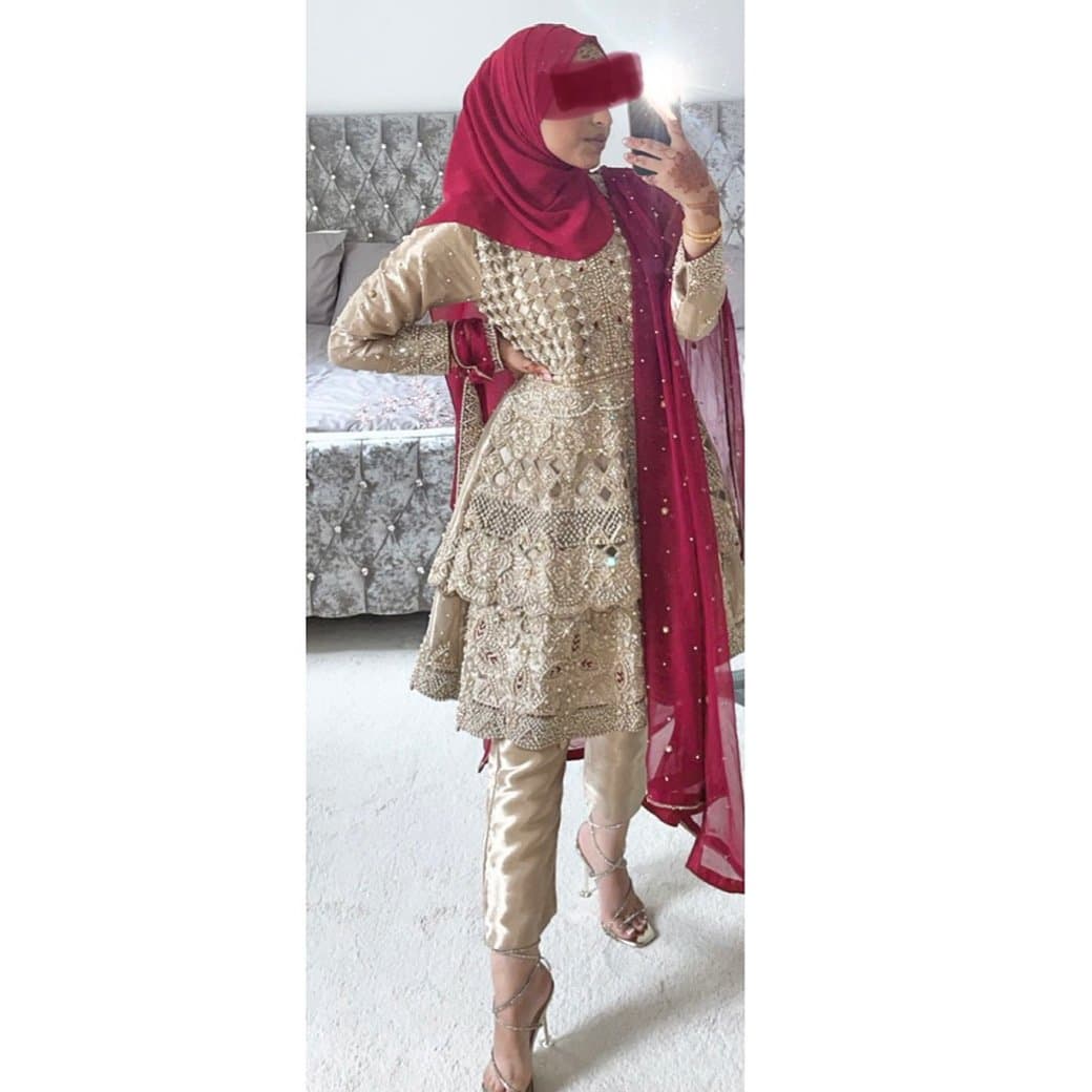 Heavy double layer dress (Guest-wear) — image 1