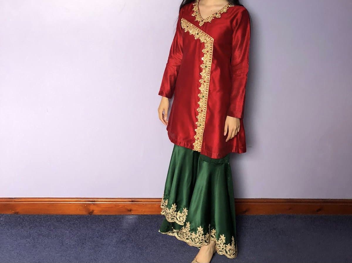 3 piece gharara outfit. — image 1