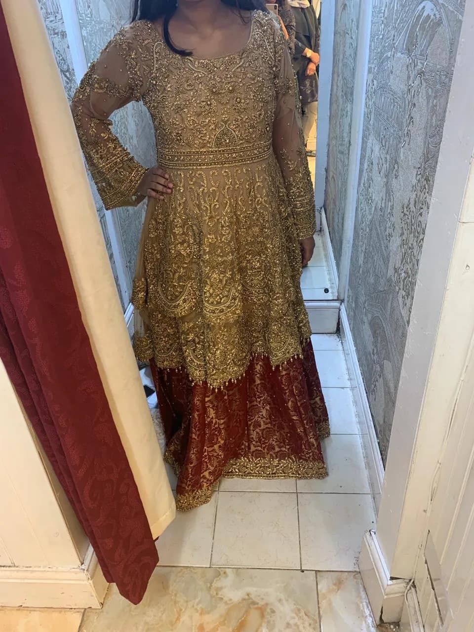 Pakistani wedding dress/lengha — image 1