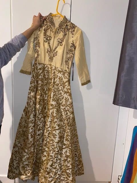Beige Long Dress — image 1
