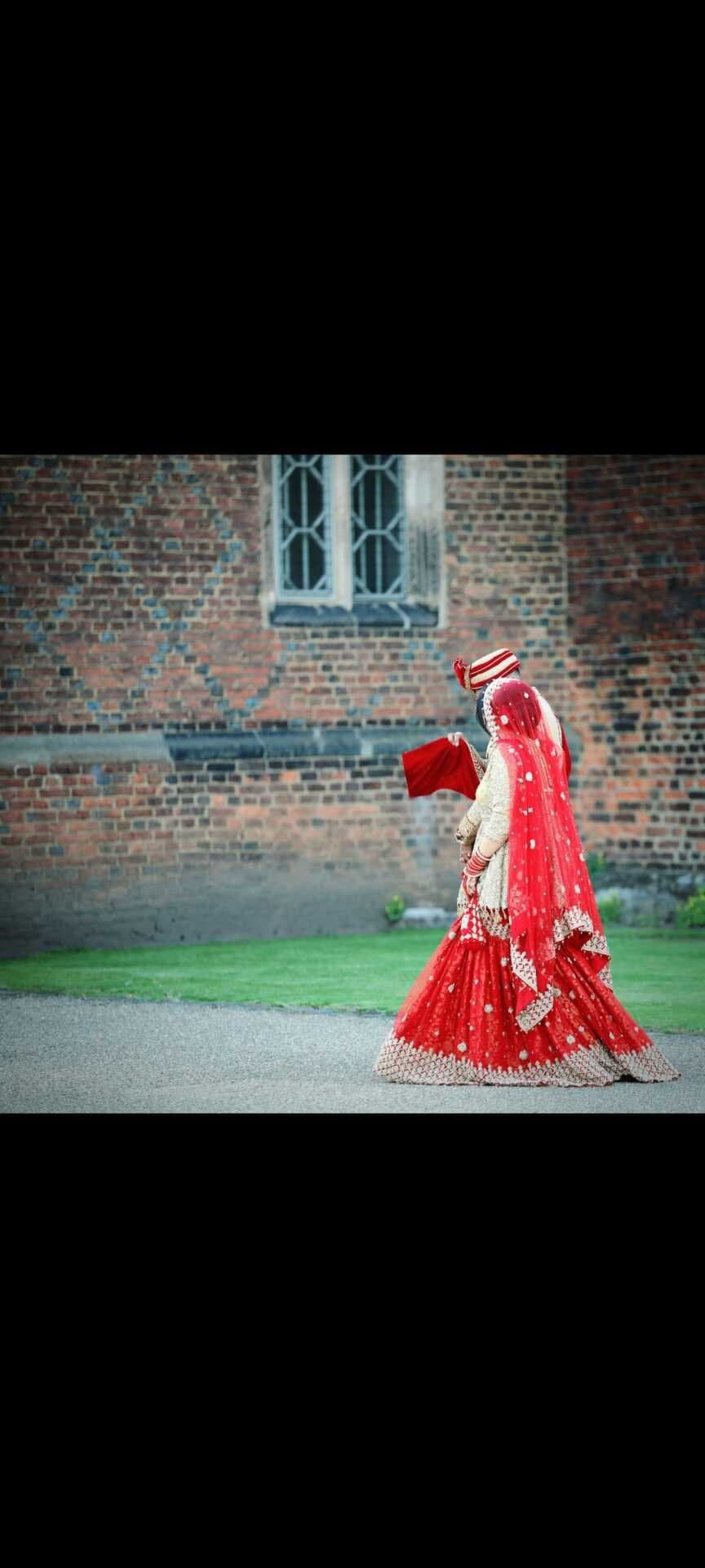 Sharara Bridal Outfit Red/Gold — image 1