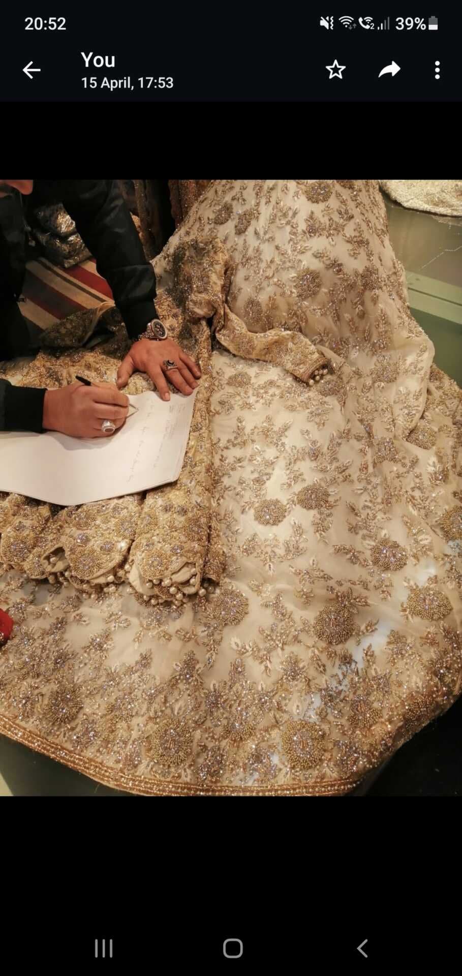 Ivory Wedding Lengha — image 1