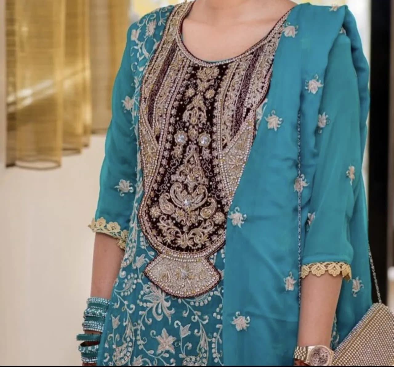 Blue Asian Dress — image 1