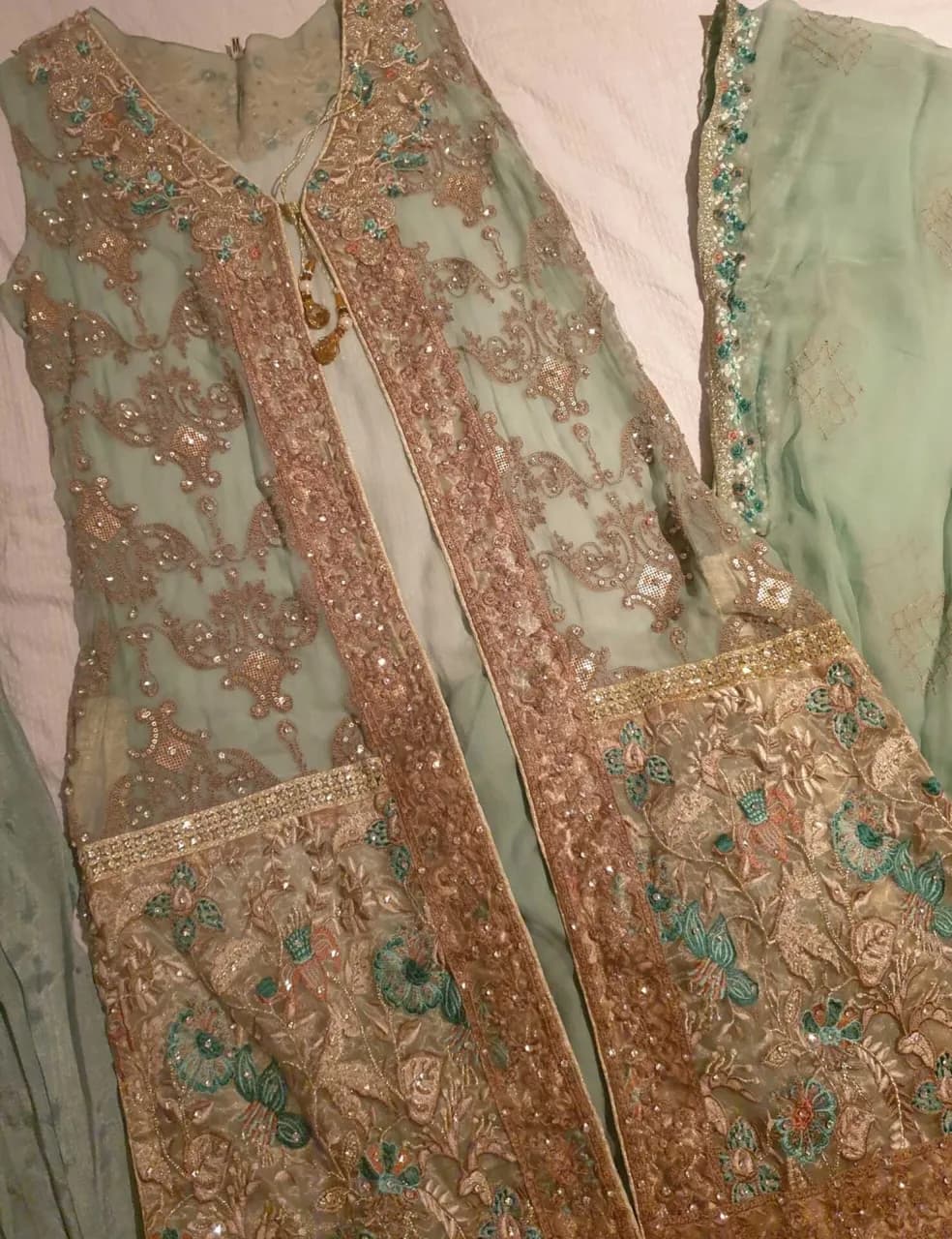 Waistcoat styled kameez — image 1