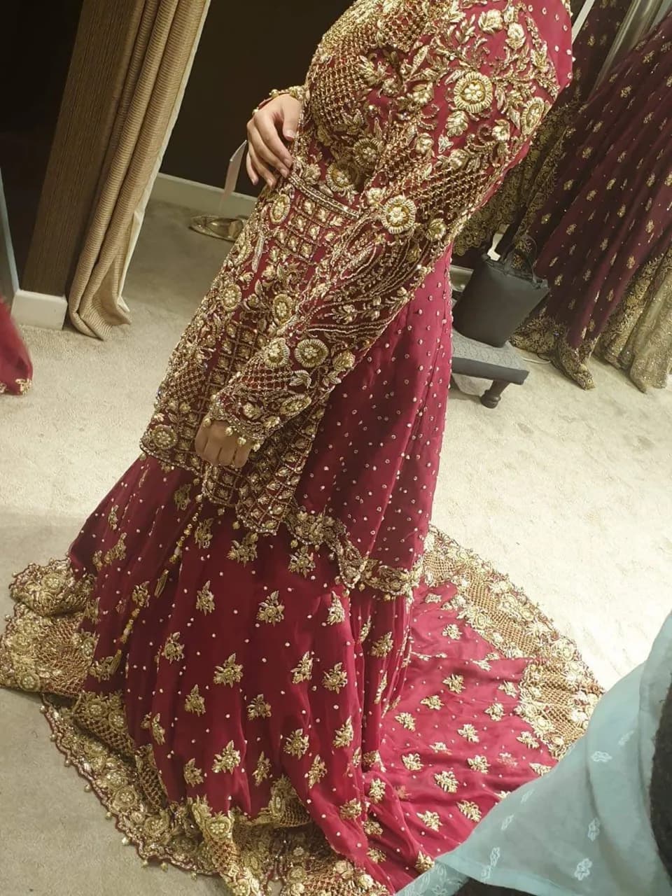 Bridal lehnga worn once — image 1