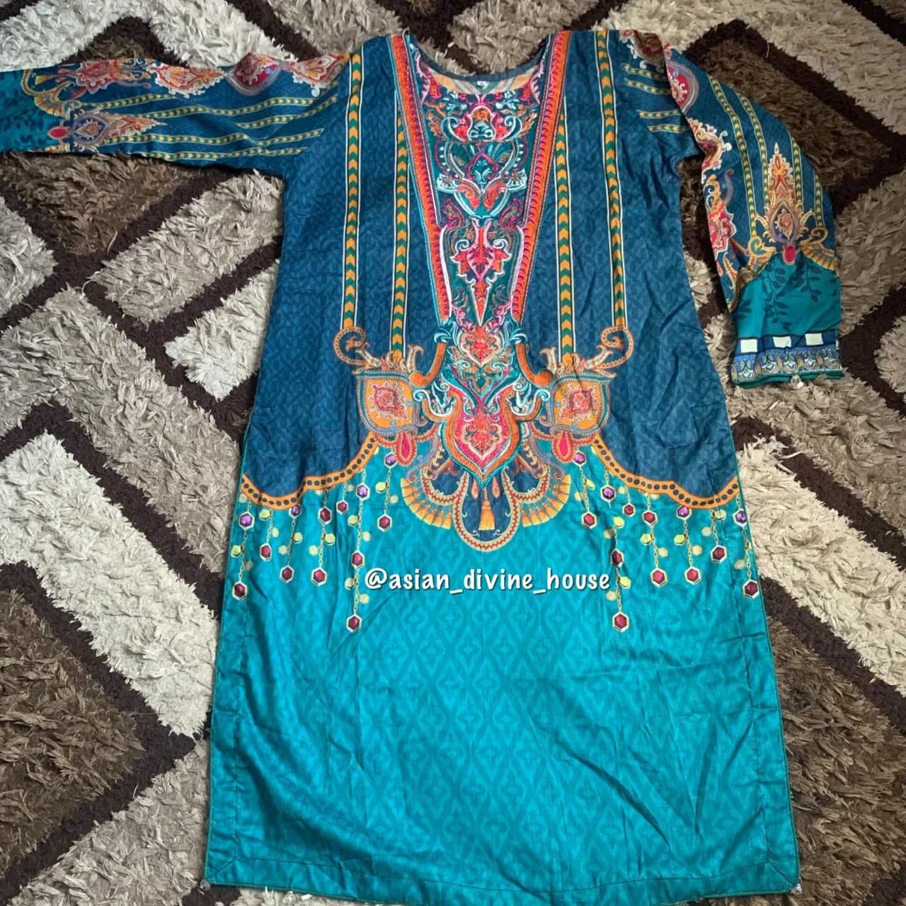 Jazmine colour ready made suit — image 1