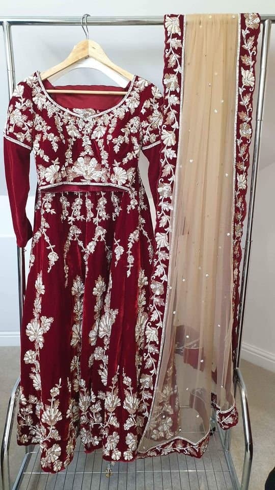 Red Bridal Skirt and Top/Lengha — image 1