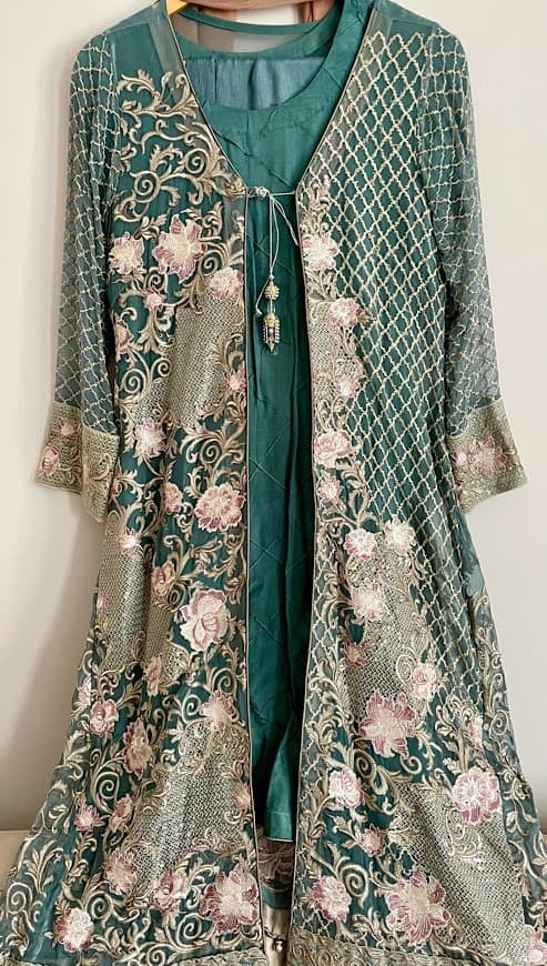 Chiffon Threads and Motifs gown — image 1