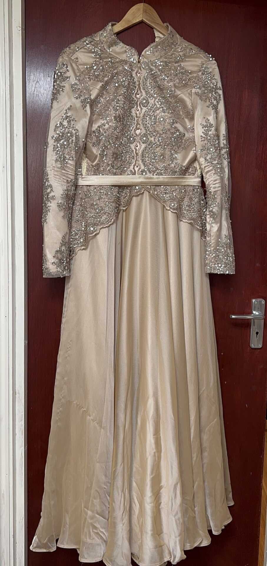 Golden New Prom/Wedding/Bridesmaid Dress — image 1