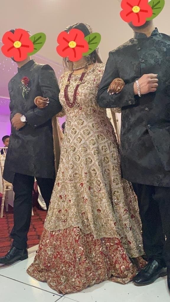 Heavy embroidered wedding Lehnga — image 1