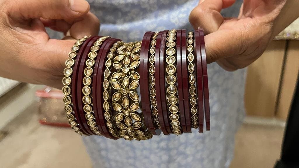Bridal bangle set — image 1