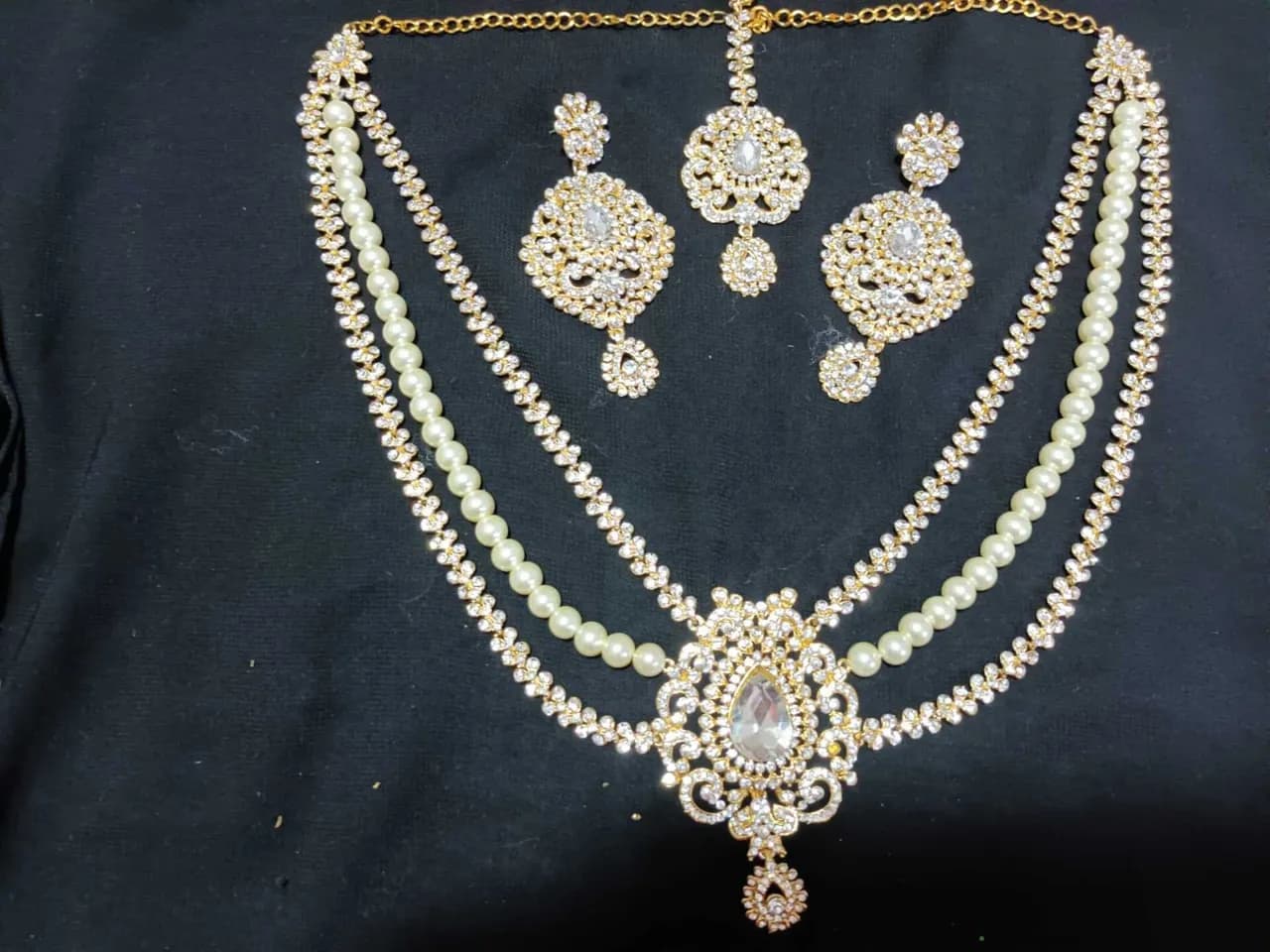 Bridal necklace set — image 1