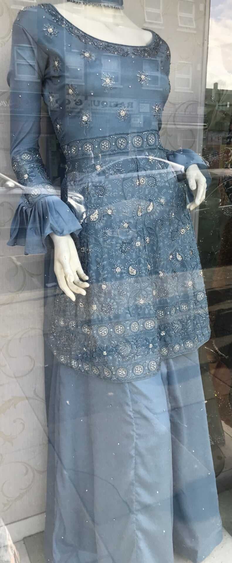 Beautiful powder blue lengha — image 1