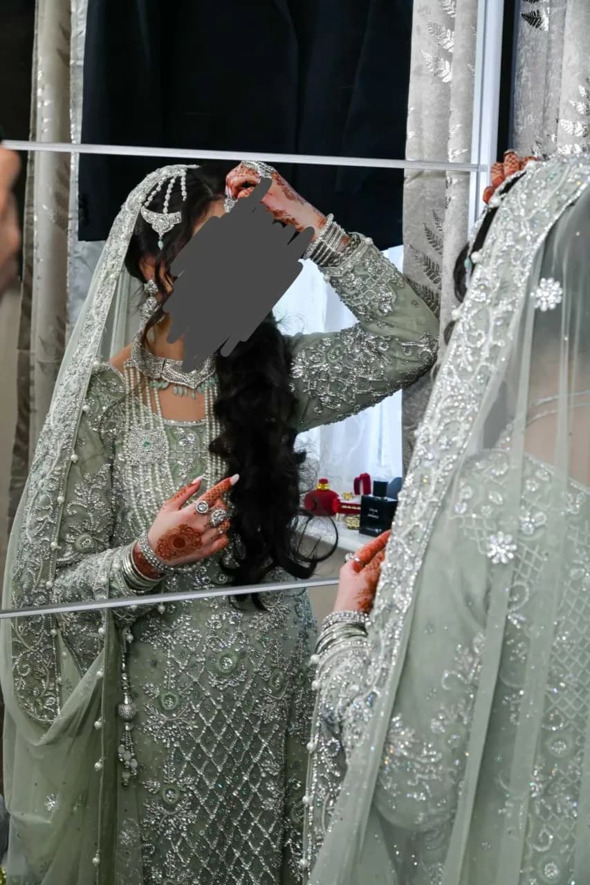 Pakistani wedding valima/reception dress — image 1