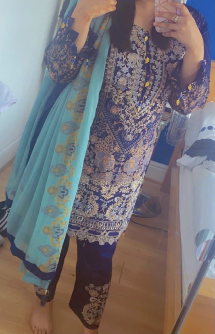 Dark & Light Blue 3 PC outfit — image 1