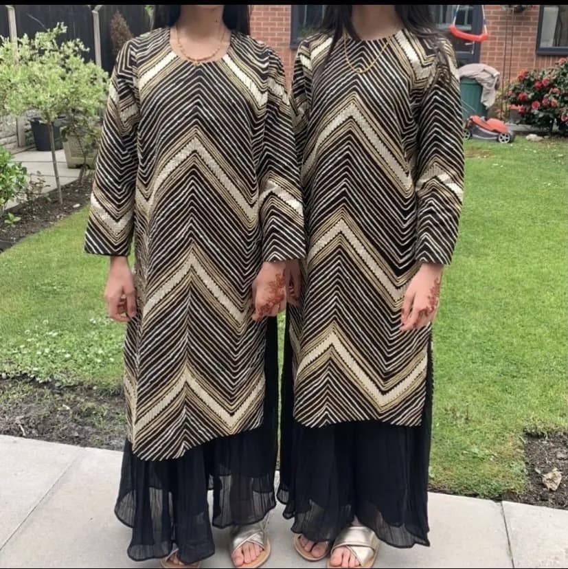 Kameez with culottes — image 1