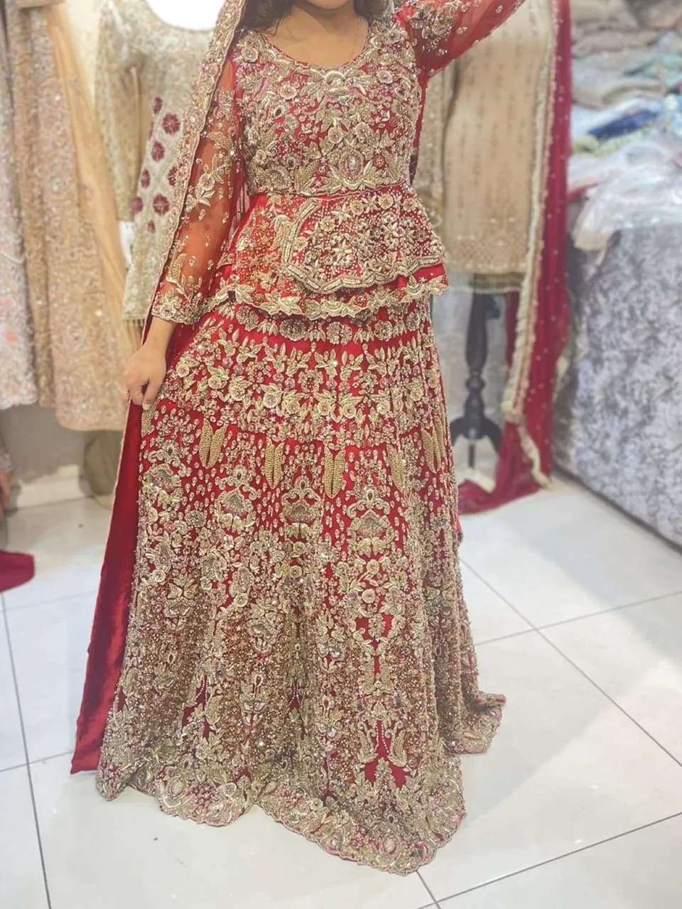 Pure Pakistani Bridal Lehnga – BRAND NEW — image 1