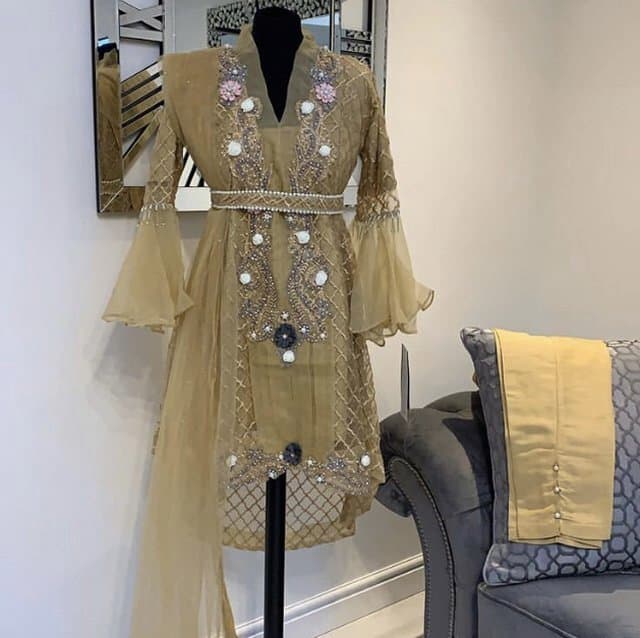 Brand new Asian Indian pakistani belt suit outfit — image 1