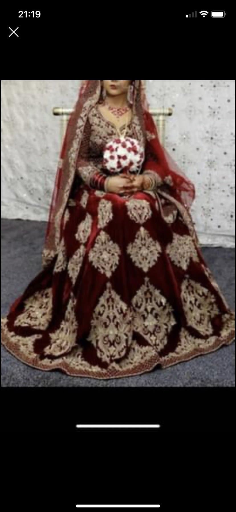 Asian bridal wedding dress — image 1