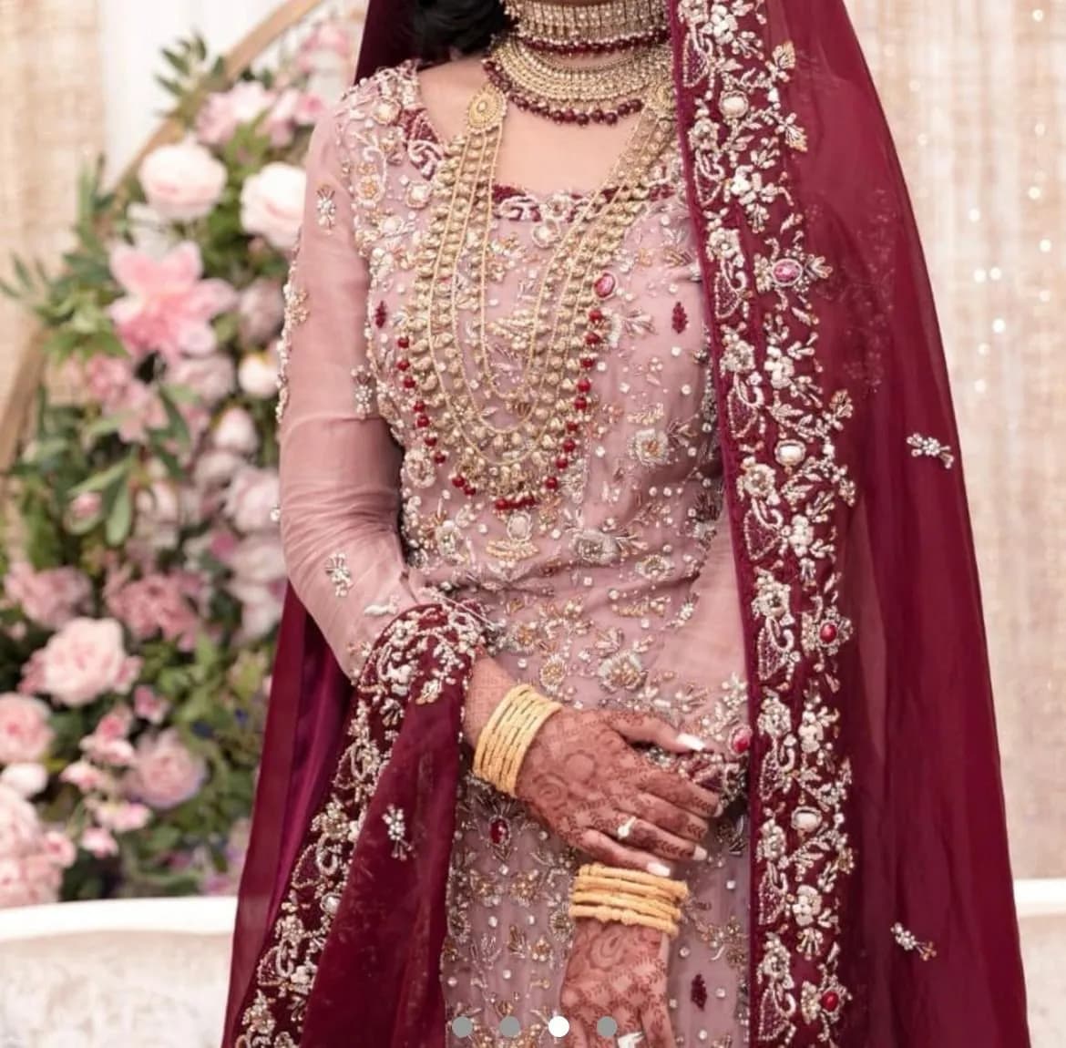 Pakistani Bridal/Nikkah Outfit (Size 8-10) — image 1