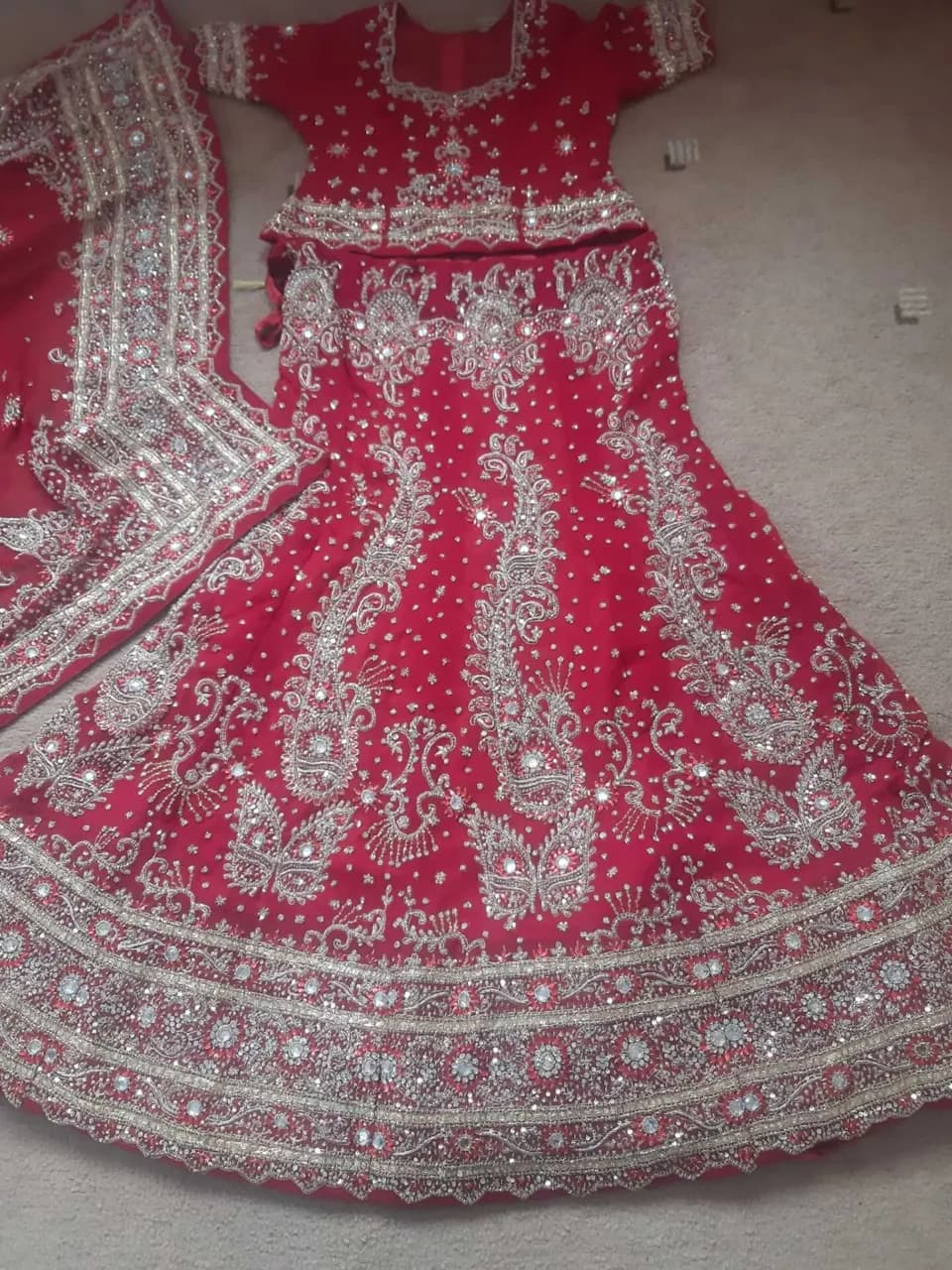 Red lengha — image 1