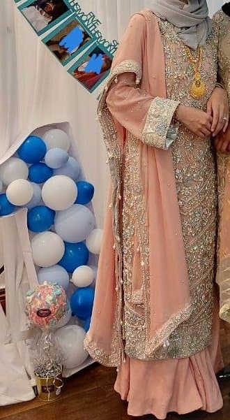 Heavy long kameez with lengha skirt — image 1
