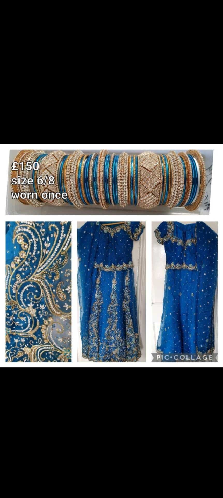 Girls Lengha top and skirt — image 1